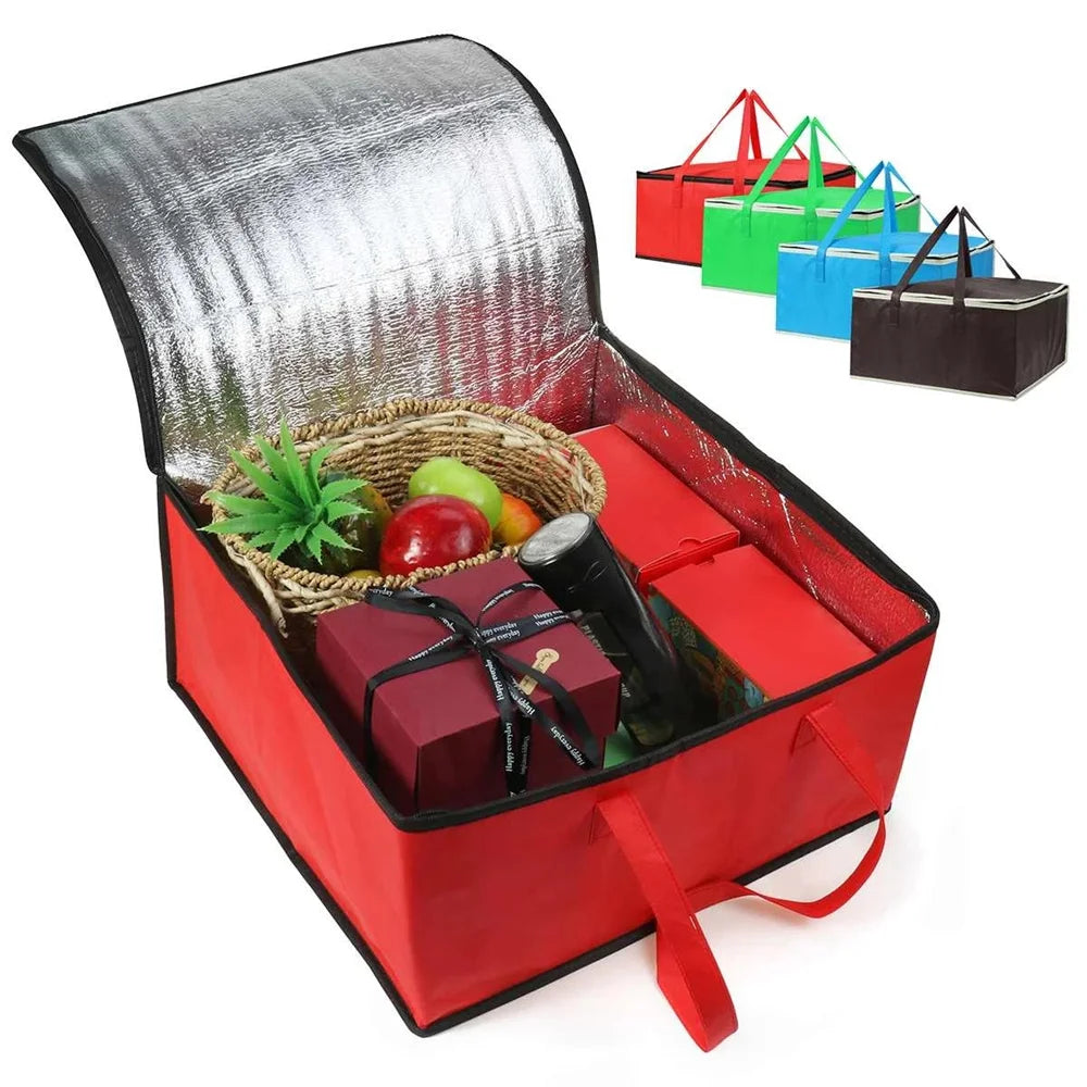 Basket Ice Pack Drink Box Thermal Lunch Bag