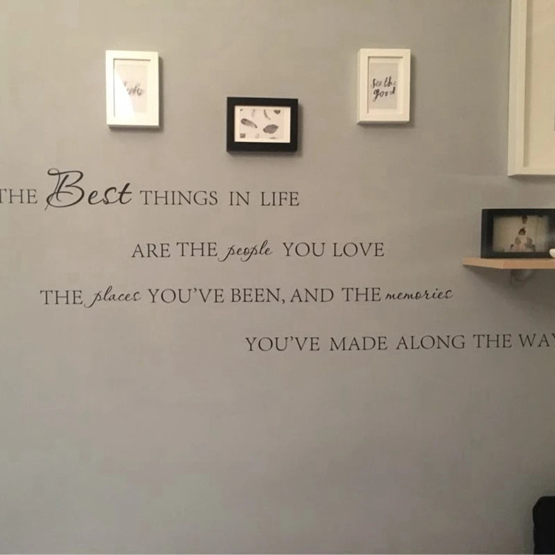 ~ Love Memories Wall Quote Home Art Vinyl Decal Sticker