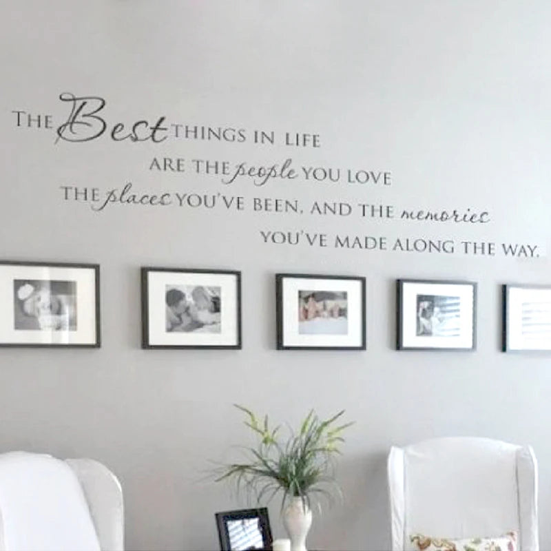 ~ Love Memories Wall Quote Home Art Vinyl Decal Sticker