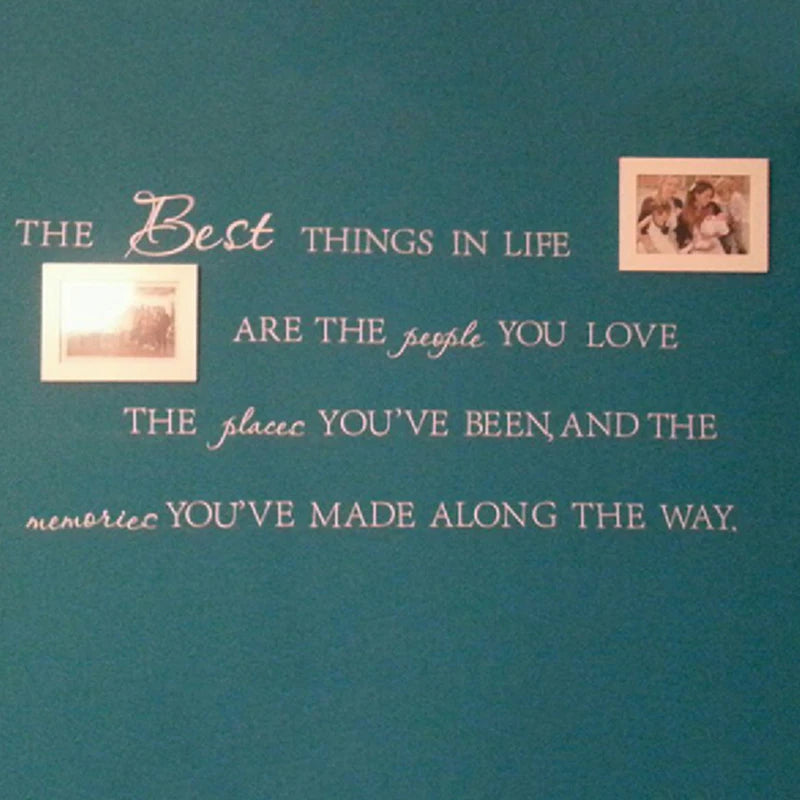 ~ Love Memories Wall Quote Home Art Vinyl Decal Sticker