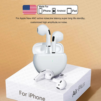 Ear Earbuds Noise Cancelling Headset For Airpodding Apple iPhone Earphone