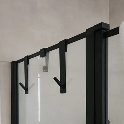 Over Glass Door Shower Towel Rack