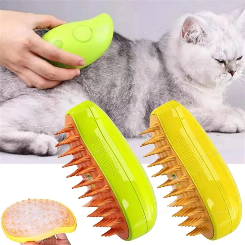 Massage Pet Grooming tool Shedding 3 in 1 Electric Sprays Massage Combs