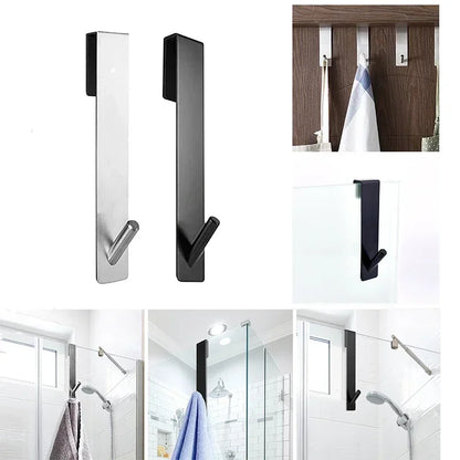 Over Glass Door Shower Towel Rack