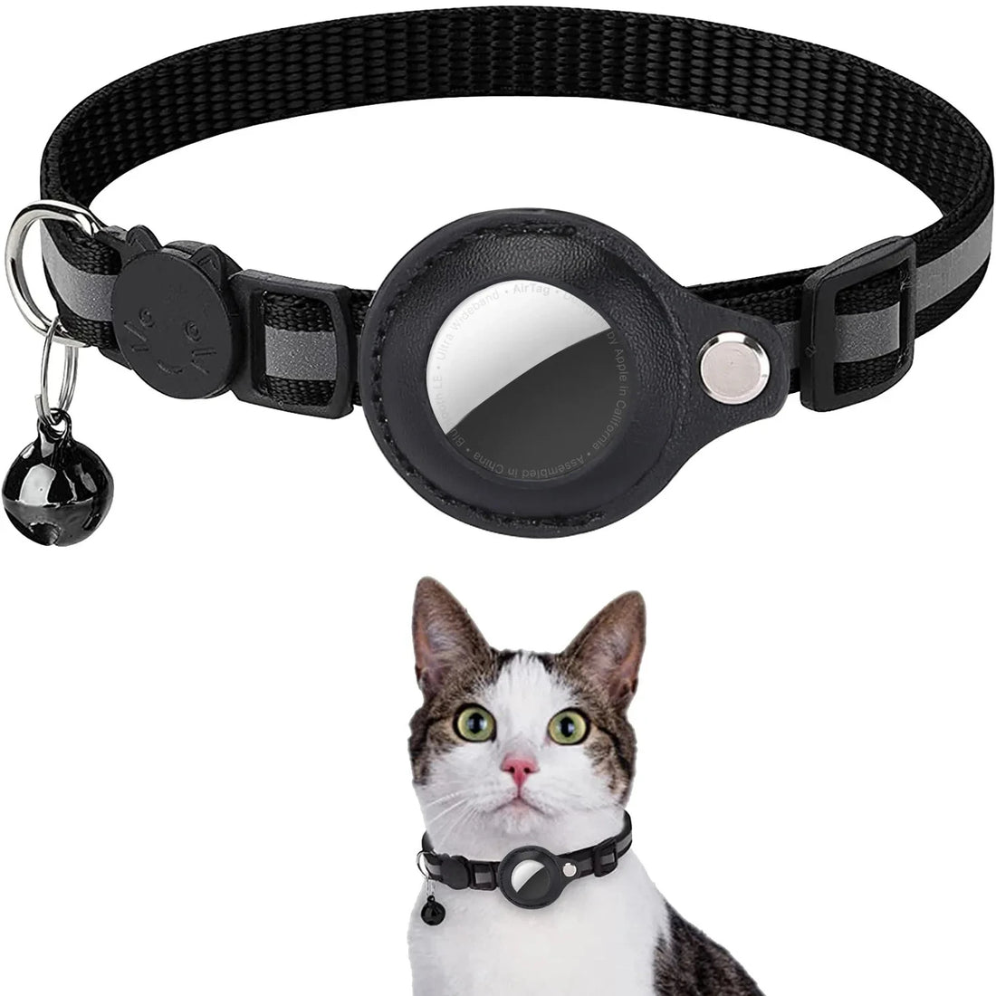 Reflective Strips Adjustable Kitten Collar