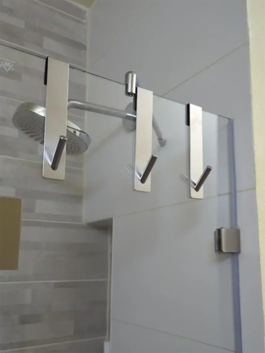 Over Glass Door Shower Towel Rack