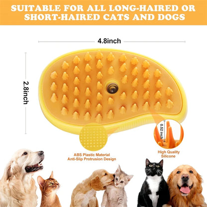 Massage Pet Grooming tool Shedding 3 in 1 Electric Sprays Massage Combs