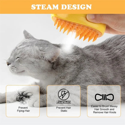 Massage Pet Grooming tool Shedding 3 in 1 Electric Sprays Massage Combs