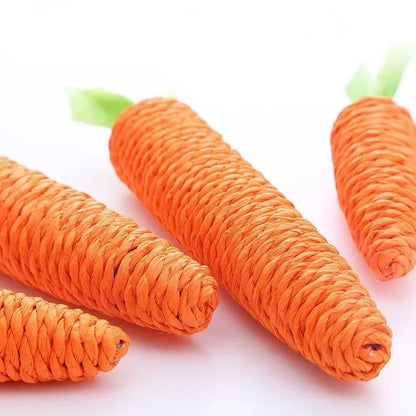 Pet Cat Toy Paper Rope Carrot Toy