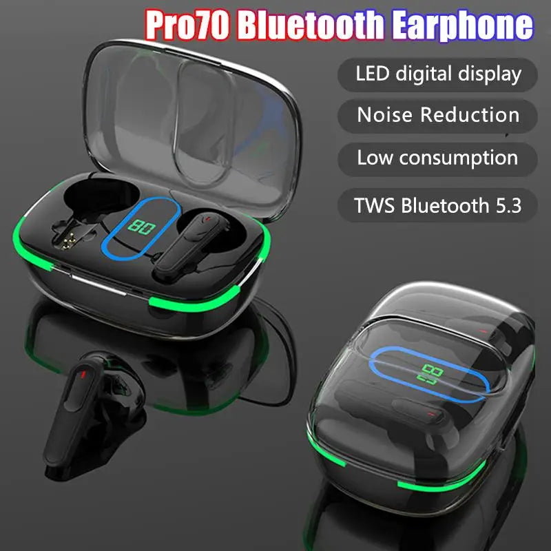 Earphone Digital Power Display In Ear Headset for iPhone AirPods Earphone